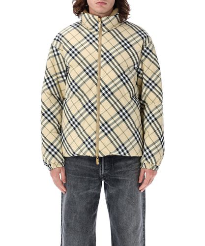 Check Down jacket - Burberry - Modalova