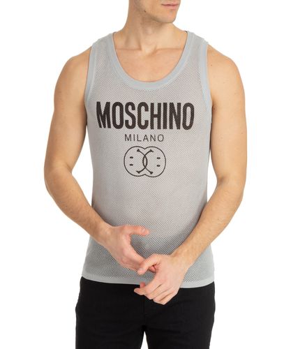 X smiley ärmelloses t-shirt - Moschino - Modalova