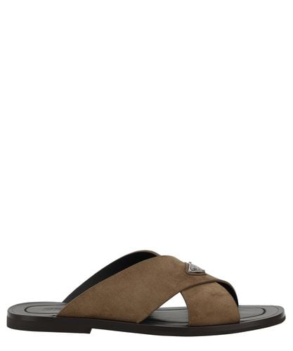 Criss Cross Sandals - Prada - Modalova