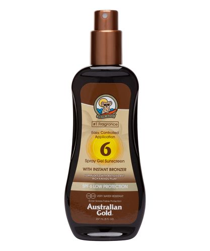 Spf 6 spray gel with bronzer 237 ml - sunscreen - Australian Gold - Modalova