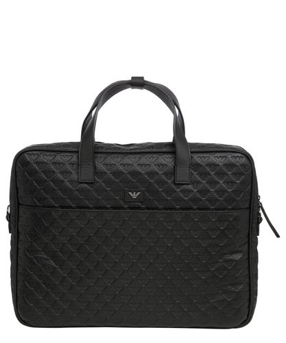 Monogram Briefcase - Emporio Armani - Modalova