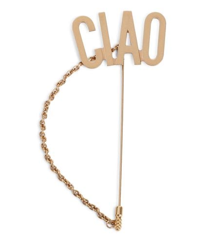 Ciao Brooch - Moschino - Modalova