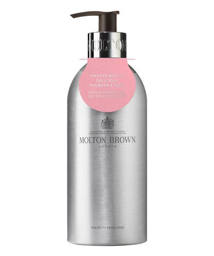 Rhubarb & Rose infinite bottle - bath & shower gel 400 ml - Molton Brown - Modalova