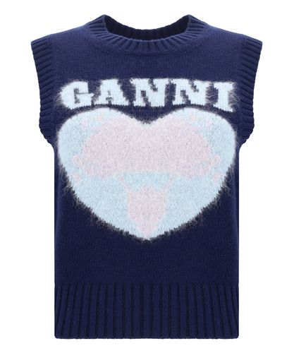 Gilet graphic soft - GANNI - Modalova