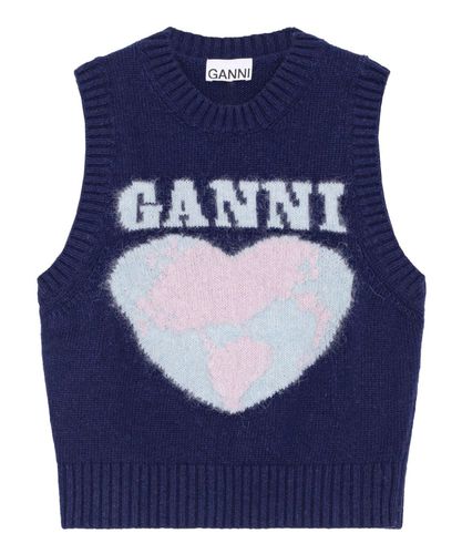 Gilet graphic soft - GANNI - Modalova