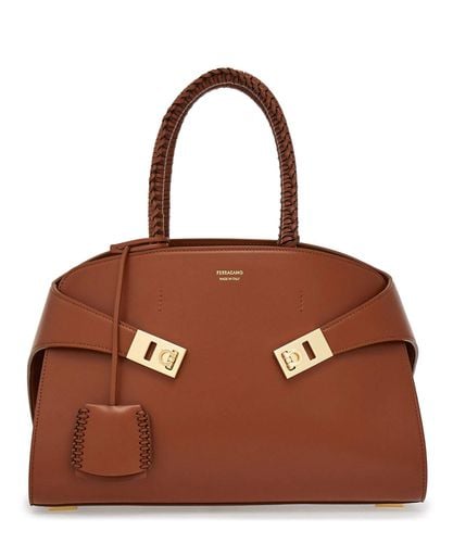 Borsa a mano the hug small - Salvatore Ferragamo - Modalova