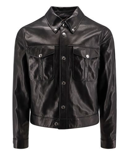 Leather jackets - Versace - Modalova