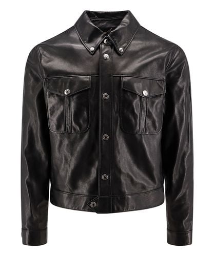 Leather jackets - Versace - Modalova