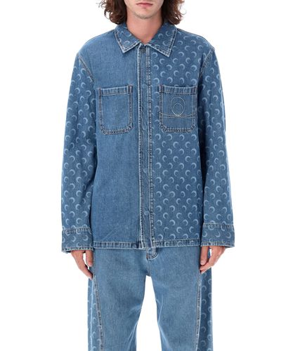 Moon Denim jacket - Marine Serre - Modalova