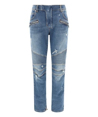 Biker jeans - Balmain - Modalova