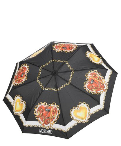 Openclose Bags with Hearts Umbrella - Moschino - Modalova