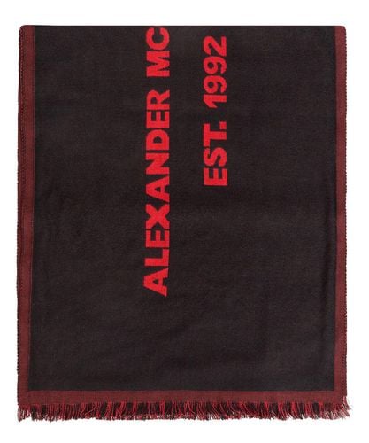 Wool scarf - Alexander McQueen - Modalova