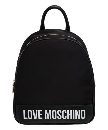 Logo Print Backpack - Love Moschino - Modalova
