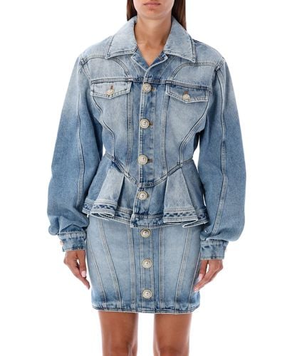 Denim jacket - Balmain - Modalova