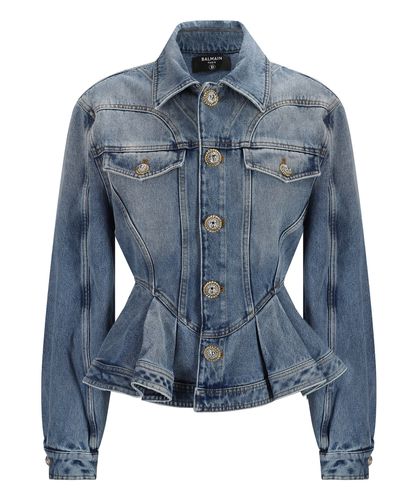 Jeansjacke - Balmain - Modalova