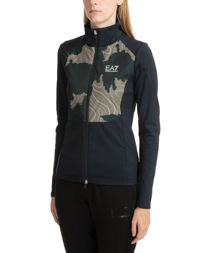 Ventus 7 Zip-up sweatshirt - EA7 Emporio Armani - Modalova