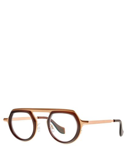 Eyeglasses BEZEL 008 FAIRY BROWN+MM GOLD - Theo - Modalova