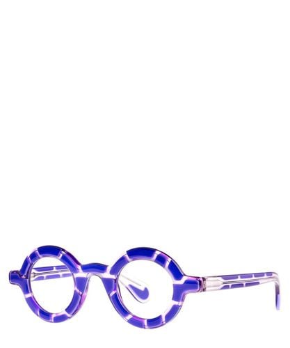 Eyeglasses ORSO 011 NEON PURPLE+TRANSPARENT LIGHT PURPLE - Theo - Modalova