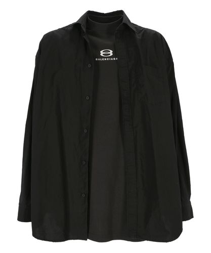 Camicia l/s layered - Balenciaga - Modalova