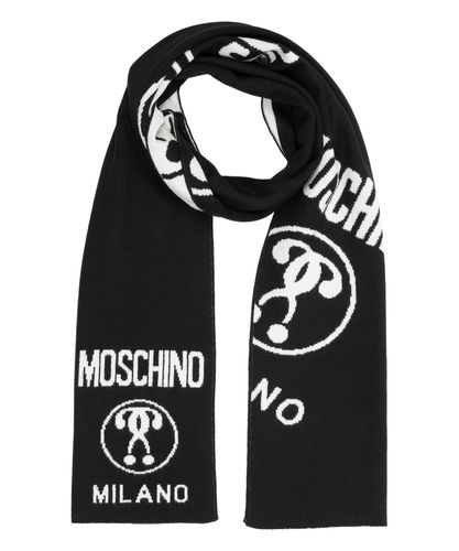 Double question mark wollschal - Moschino - Modalova