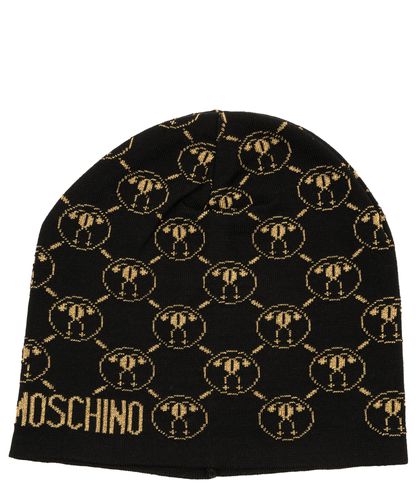 Double Question Mark Beanie - Moschino - Modalova