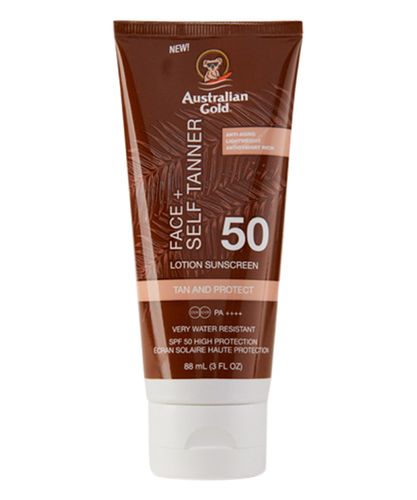 Spf 50 face and self tanner lotion 88 ml - sunscreen - Australian Gold - Modalova