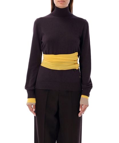 Maglione collo alto - Fendi - Modalova