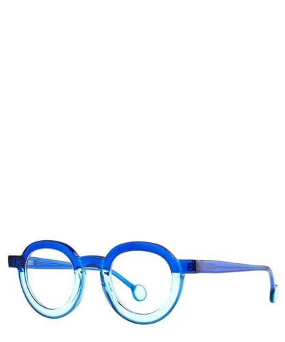 Eyeglasses AYUNAN 006 TRANSPARENT DELFT WARE BLUE+BLUEBERRY JELLY+TRANS - Theo - Modalova