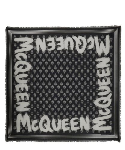 Foulard graffiti - Alexander McQueen - Modalova