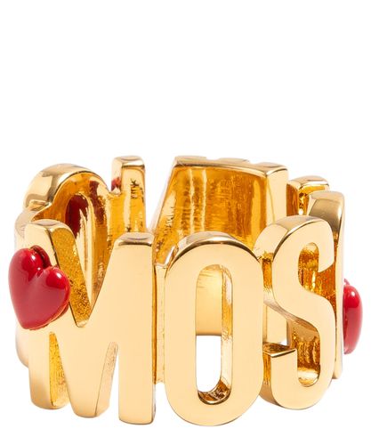 Anello logo lettering - Moschino - Modalova