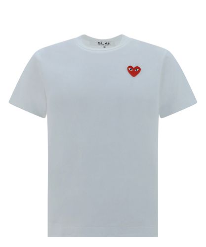 Red Emblem T-shirt - COMME des GARÇONS PLAY - Modalova