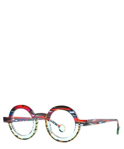 Eyeglasses SWAAI STEL 007 BLUE/RED ECAIL+GREEN/YELLOW ECAIL+TRANSPARENT - Theo - Modalova