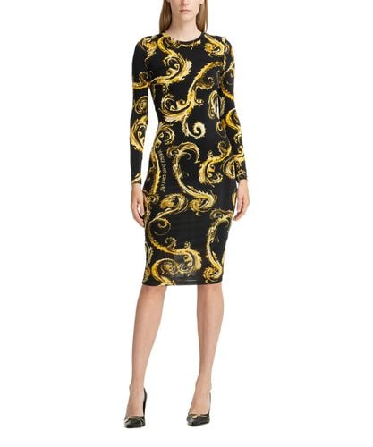 Chromo Couture Midi dress - Versace Jeans Couture - Modalova