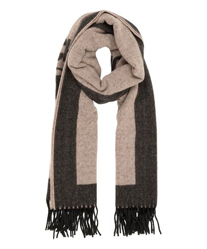 Double Question Mark Wool scarf - Moschino - Modalova