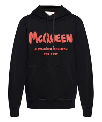 Felpa con cappuccio - Alexander McQueen - Modalova