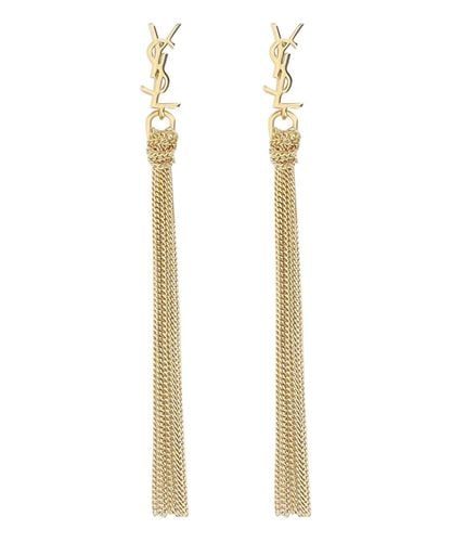 Bo Pompons Earrings - Saint Laurent - Modalova