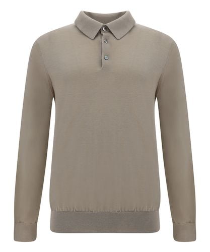 Long sleeve polo shirt - Zegna - Modalova