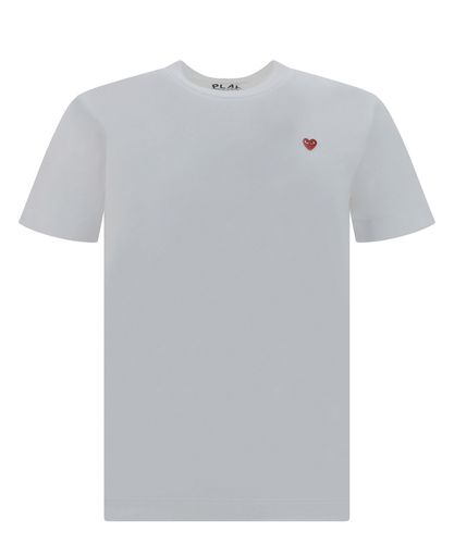 Small Red Emblem T-shirt - COMME des GARÇONS PLAY - Modalova