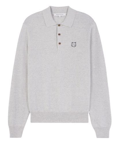 Fox Long sleeve polo shirt - Maison Kitsuné - Modalova