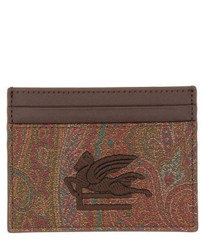 Porta carte di credito paisley - Etro - Modalova