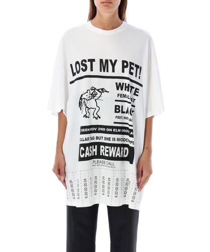 Lost Pet T-shirt - MM6 - Modalova