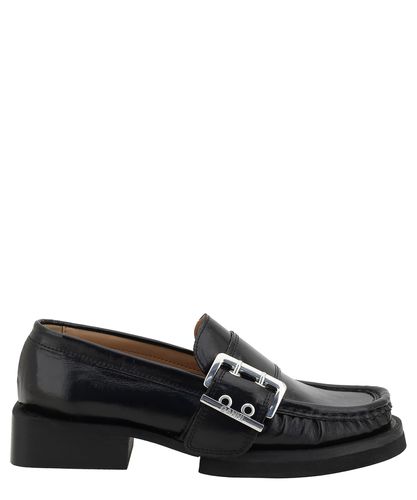 Feminine Buckle Loafers - GANNI - Modalova