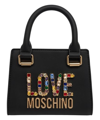 Rhinestone logo mini-tasche - Love Moschino - Modalova