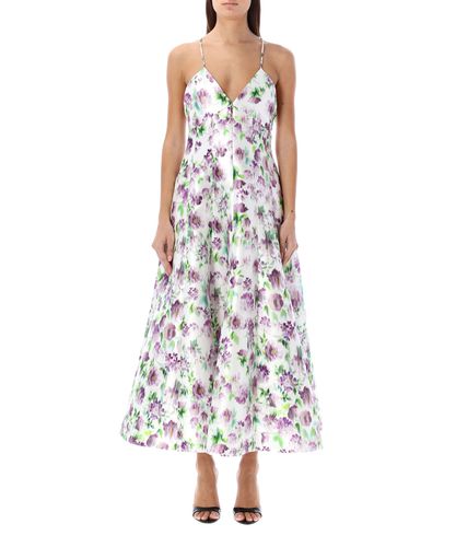 Ratzmirt Flower Long dress - Philosophy di Lorenzo Serafini - Modalova