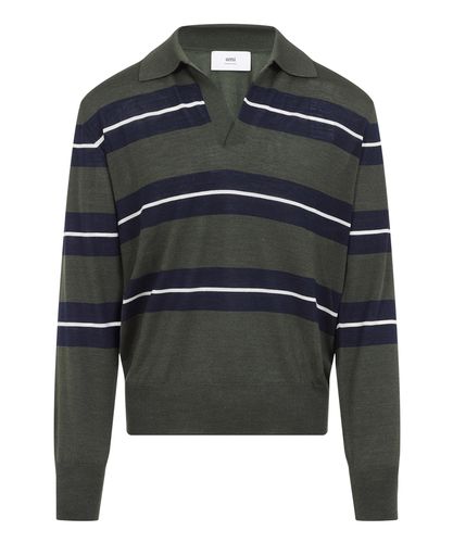 Long sleeve polo shirt - AMI Paris - Modalova