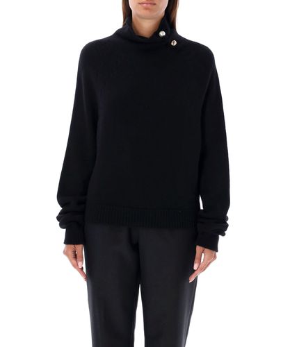 Pearl Brooch Roll-neck sweater - Philosophy di Lorenzo Serafini - Modalova