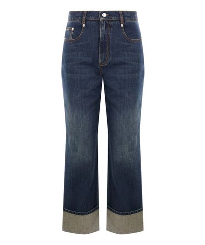 Jeans turn up - Alexander McQueen - Modalova