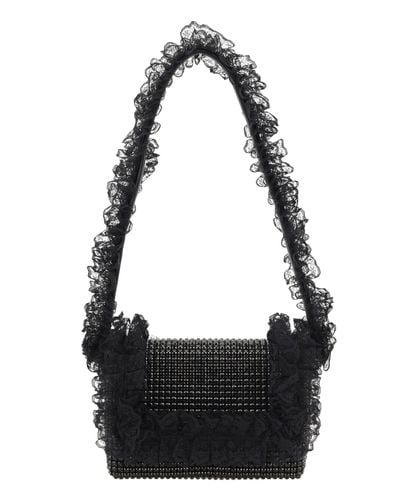 Crystal lace schultertasche - Self-Portrait - Modalova