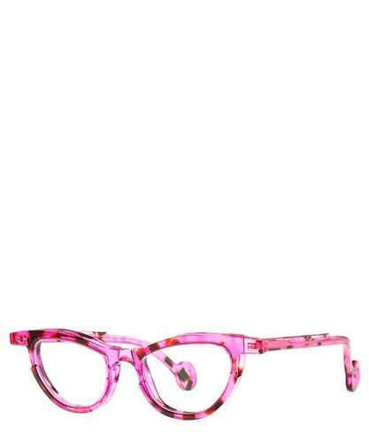 Eyeglasses PABLO 014 TRANSPARENT SHOCKING PINK+PURPLE ECAIL - Theo - Modalova