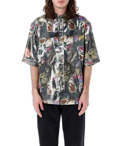 Flowers Bowling Short sleeve shirt - Acne Studios - Modalova